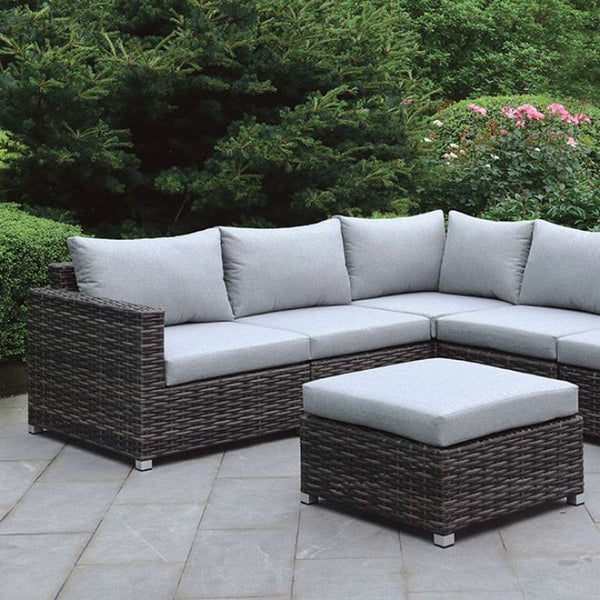 Lavana Patio Sectional w/ Ottoman