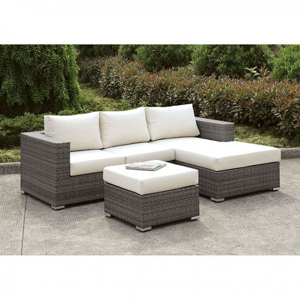 Somani SMALL L-Sectional W/ RIGHT Chaise + Ottoman