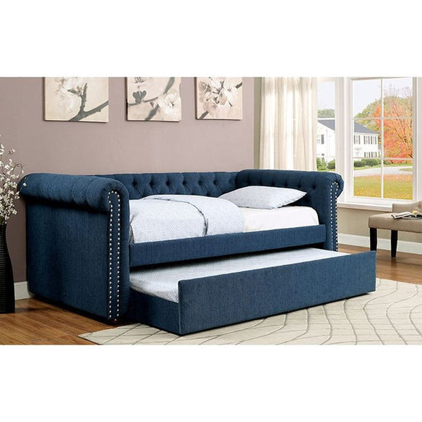 Leanna Dark Teal Daybed w/ Trundle