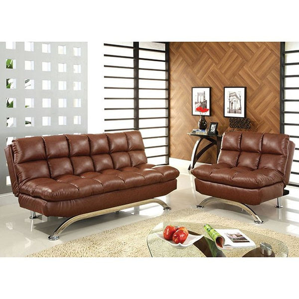 Aristo Saddle Brown Chair