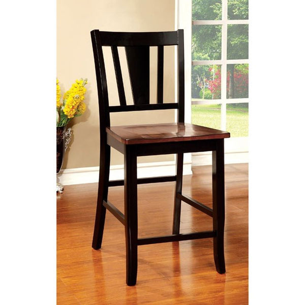 Dover II Black/Cherry Counter Ht. Chair