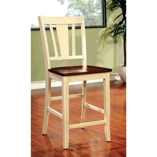 Dover II Vintage White/Cherry Counter Ht. Chair