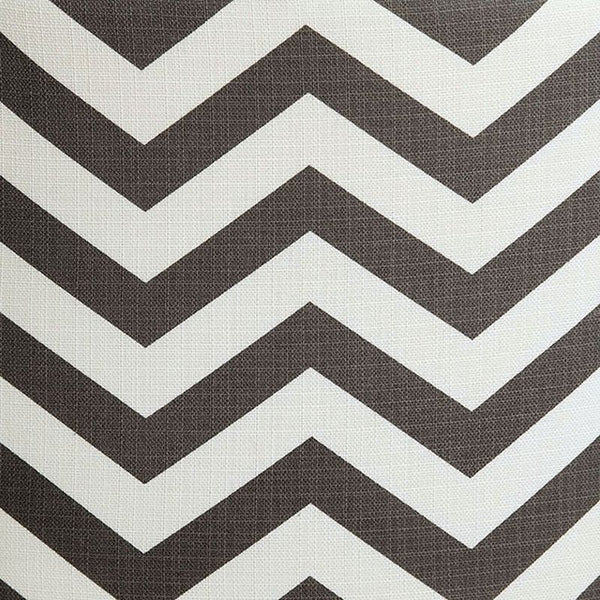 Capri III Gray Chevron Pattern Side Chair