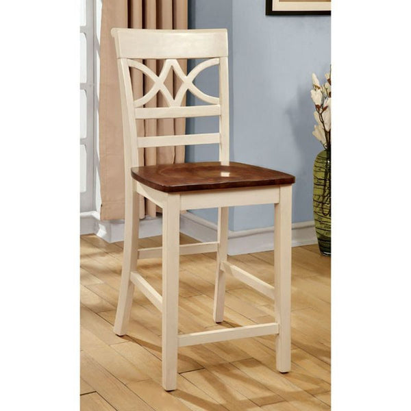 Torrington II Vintage White/Cherry Counter Ht. Chair