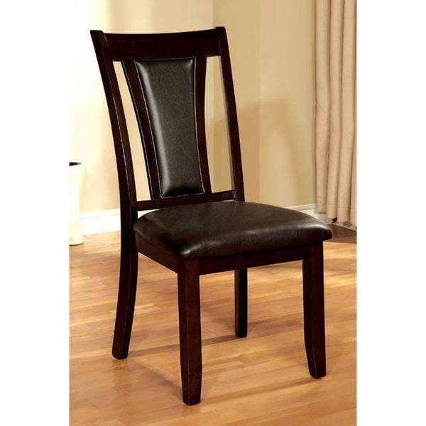 Brent Dark Cherry/Brown Side Chair