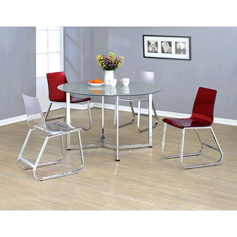 Yvetti Red Side Chair