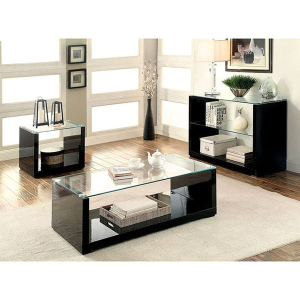 Myla Black Sofa Table