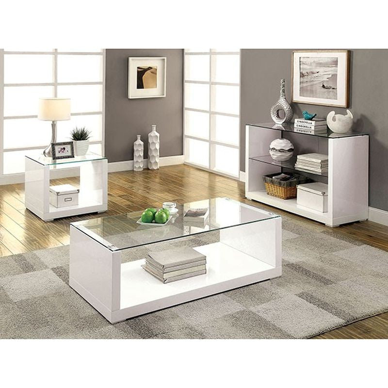 Myla White Coffee Table