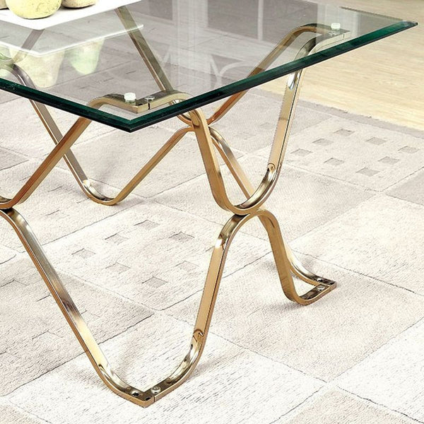 Vador Champagne Sofa Table