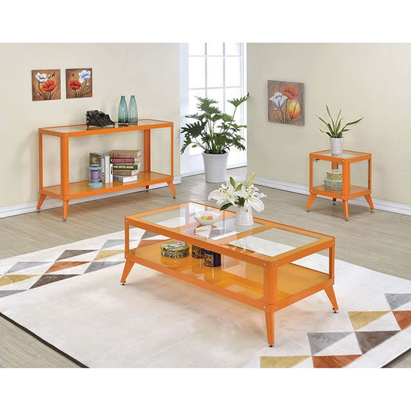 Vibber Orange Sofa Table