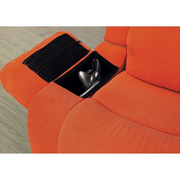 Connie Orange Kids Recliner Chair
