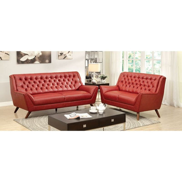 Leia Red Love Seat