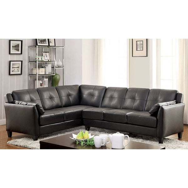 Peever Black Sectional