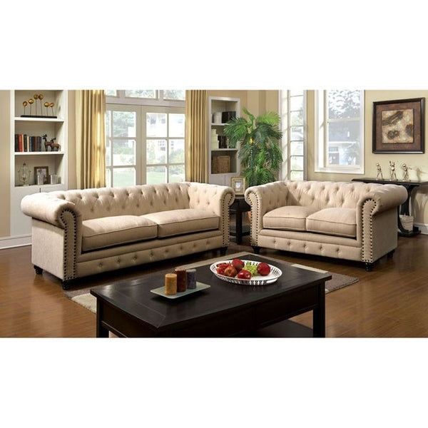 Stanford Ivory Love Seat
