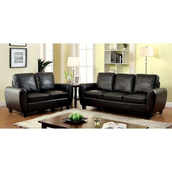 Hatton Black Love Seat