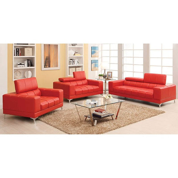 Ferna Red Love Seat