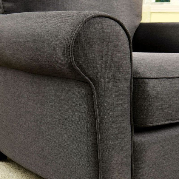 Hensel Gray Love Seat