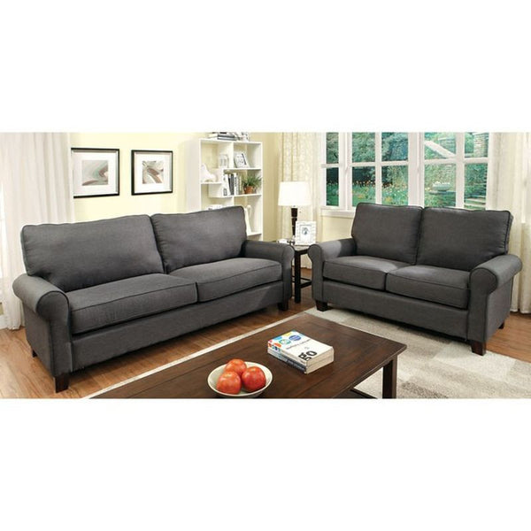 Hensel Gray Love Seat