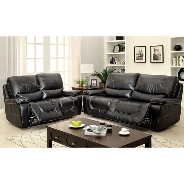 Newburg Black Motion Love Seat