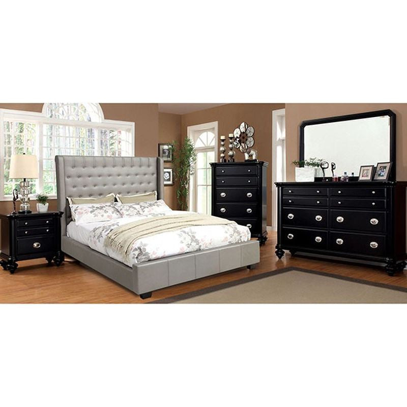 Mira Silver Cal.King Bed