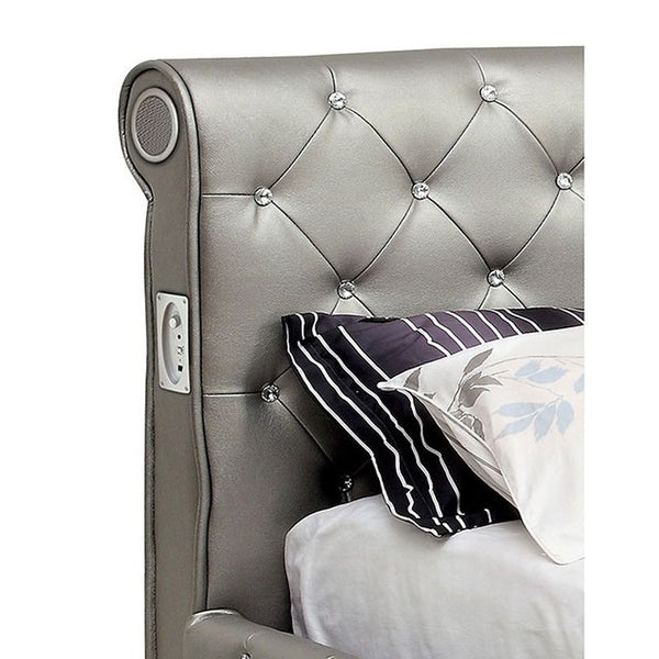 Juilliard Silver Queen Bed