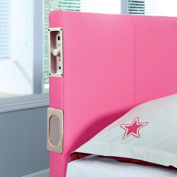 Evans Pink Cal.King Bed