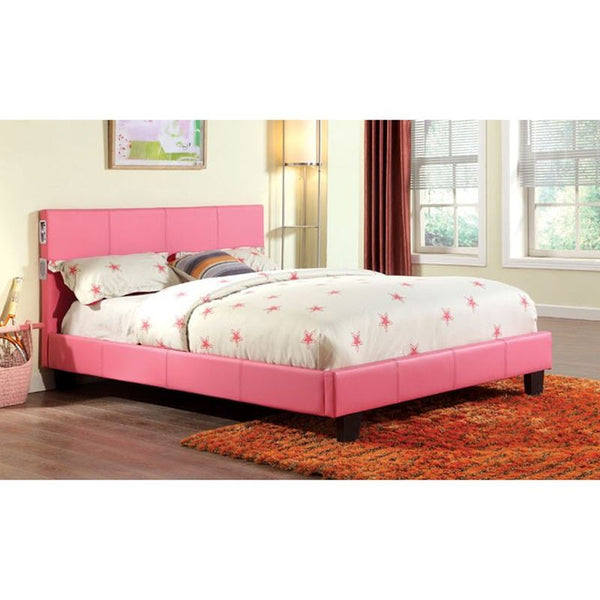 Evans Pink Cal.King Bed