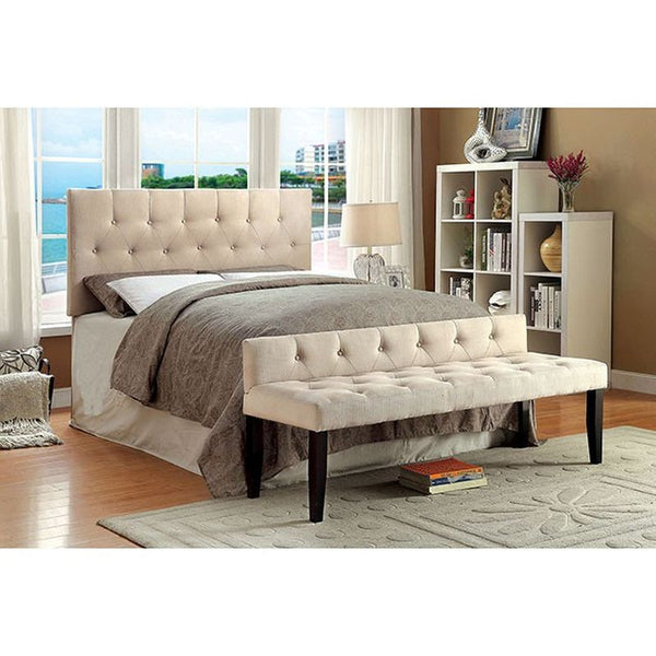 Leeroy II Ivory Queen/Full Headboard
