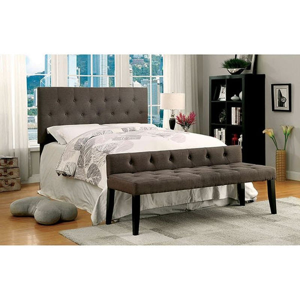 Leeroy III Gray Large Bench