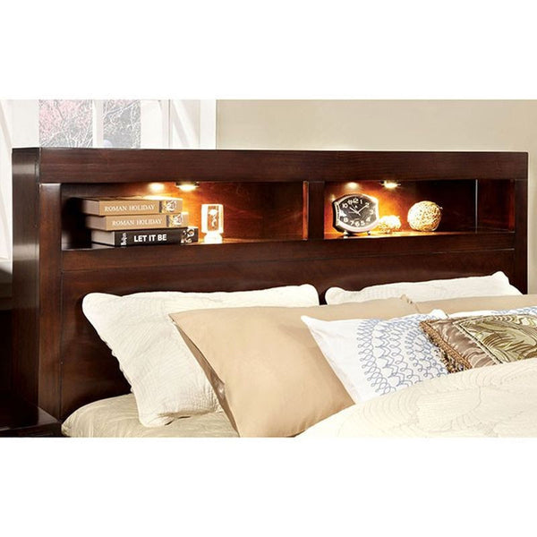 Gerico II Brown Cherry Cal.King Bed
