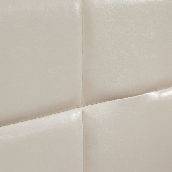 Rabia White Queen Bed
