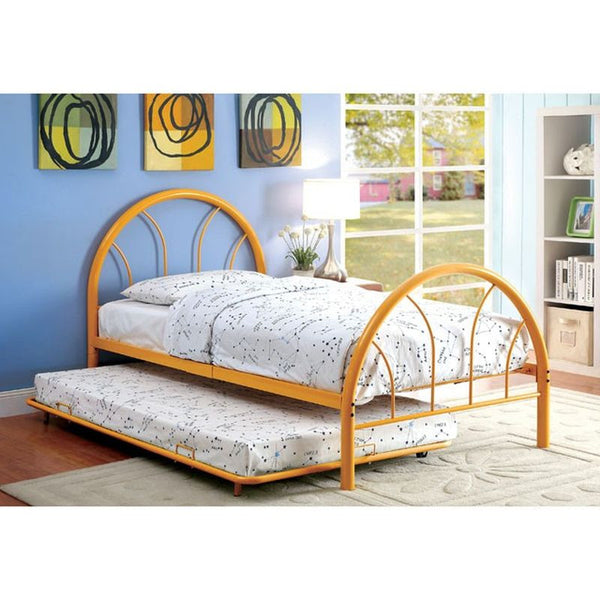 Rainbow Orange Twin Bed