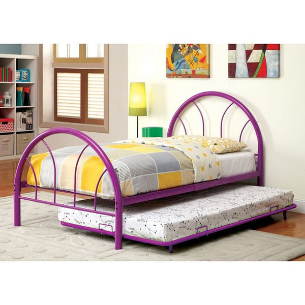 Rainbow Purple Twin Bed