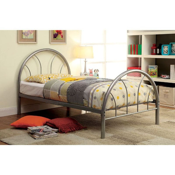 Rainbow Silver Twin Bed