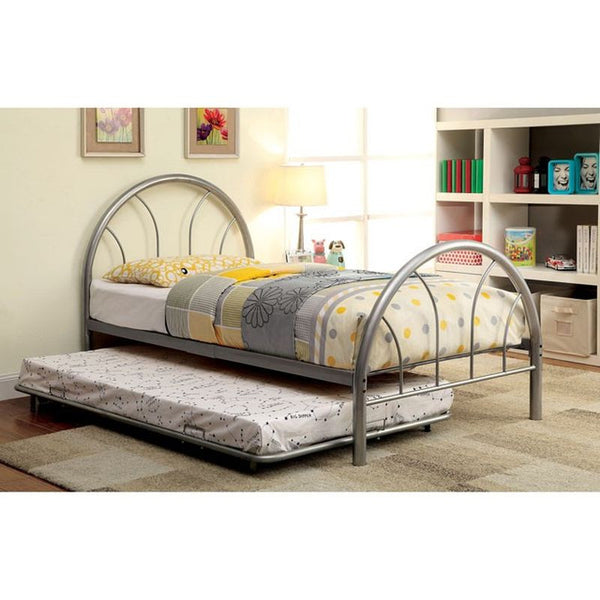 Rainbow Silver Twin Bed