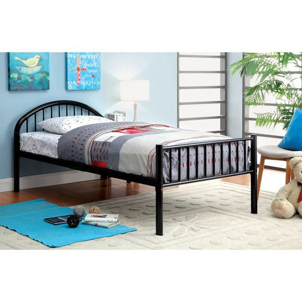 Rainbow Black Full Bed