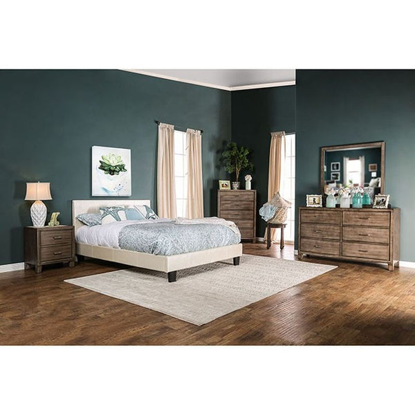 Wallen Pearl White Full Bed