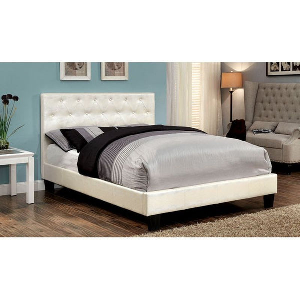 Kodell Pearl White Cal.King Bed