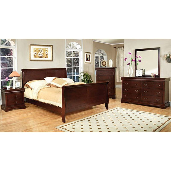 Louis Philippe III Cherry Cal.King Bed