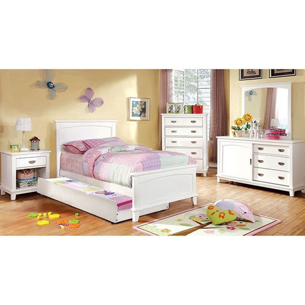 Colin White Twin Bed