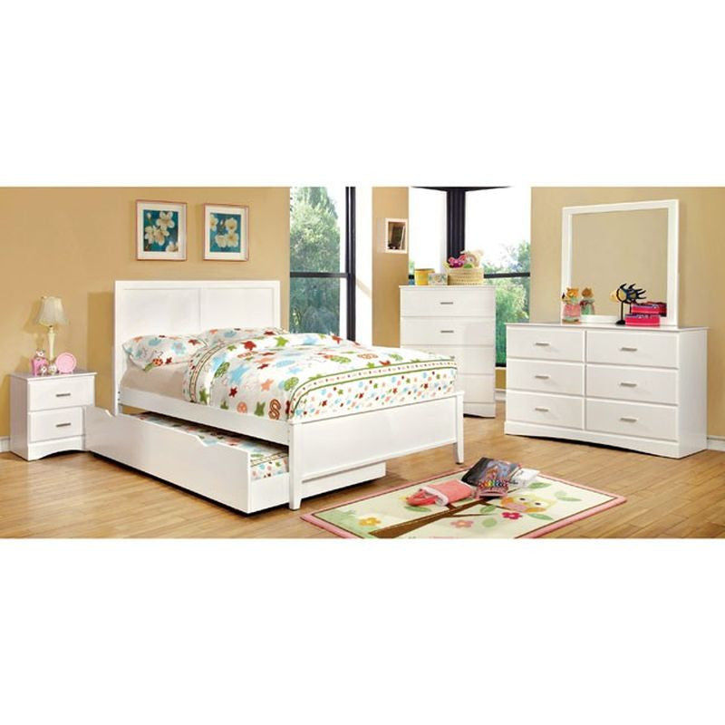 Prismo White Trundle