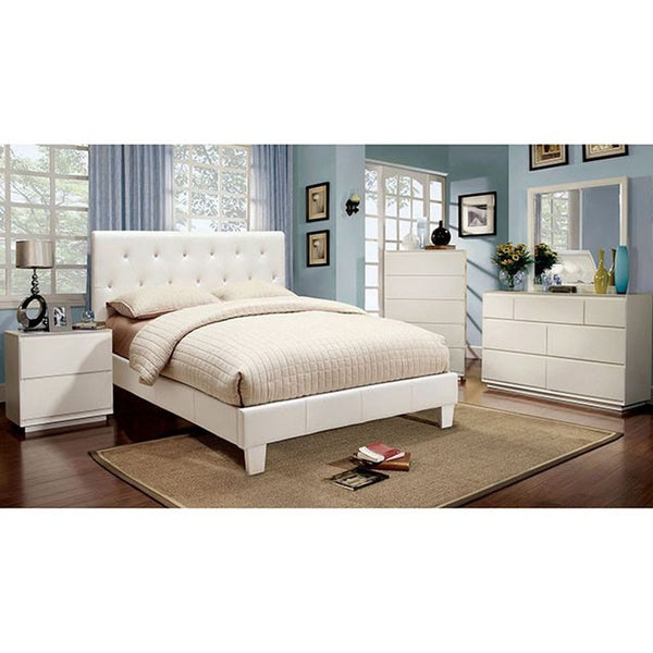 Velen White Full Bed