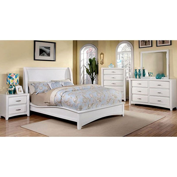 Delphie White Mirror