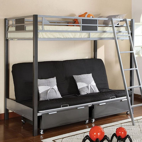 Cletis Twin/Futon Base Bunk Bed