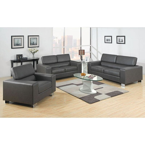 Makri Gray Love Seat