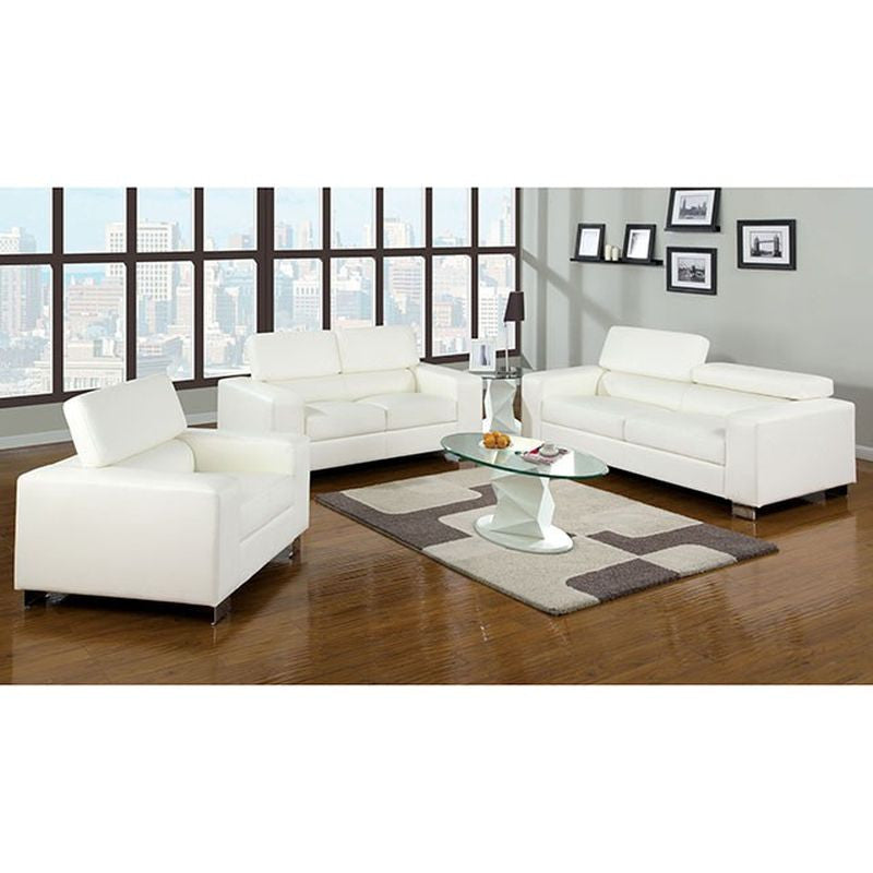 Makri White Love Seat