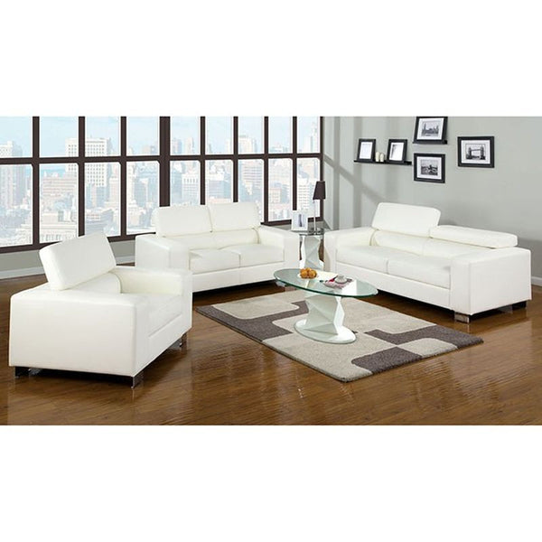Makri White Love Seat