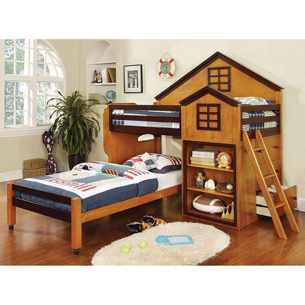 Citadel Oak/Walnut Bunk Bed
