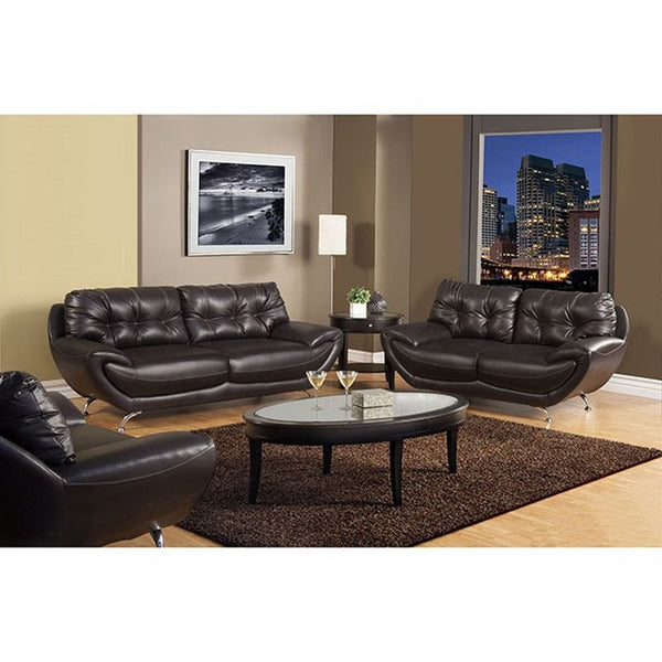 Volos Espresso Love Seat