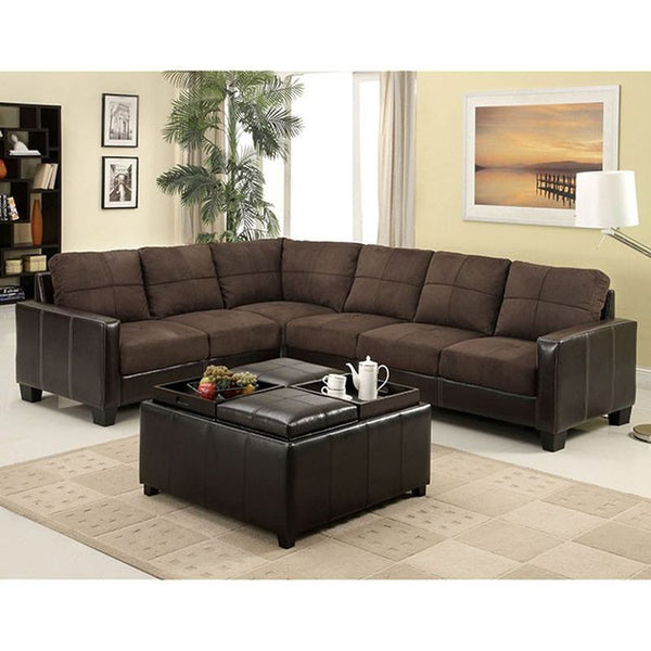 Lavena Chocolate Sectional